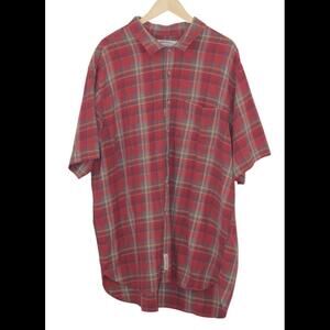 Vintage Abercrombie And Fitch Flannel Shirt Button Up XL